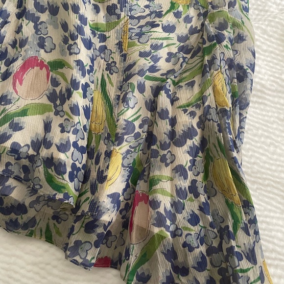 Polo Ralph Lauren Floral Crinkle Wrap Mini Dress - Picture 9 of 12